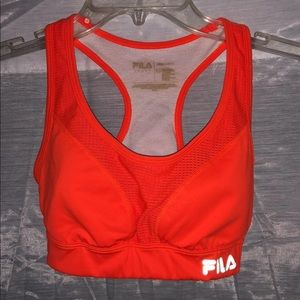 Neon Orange Sports Bra